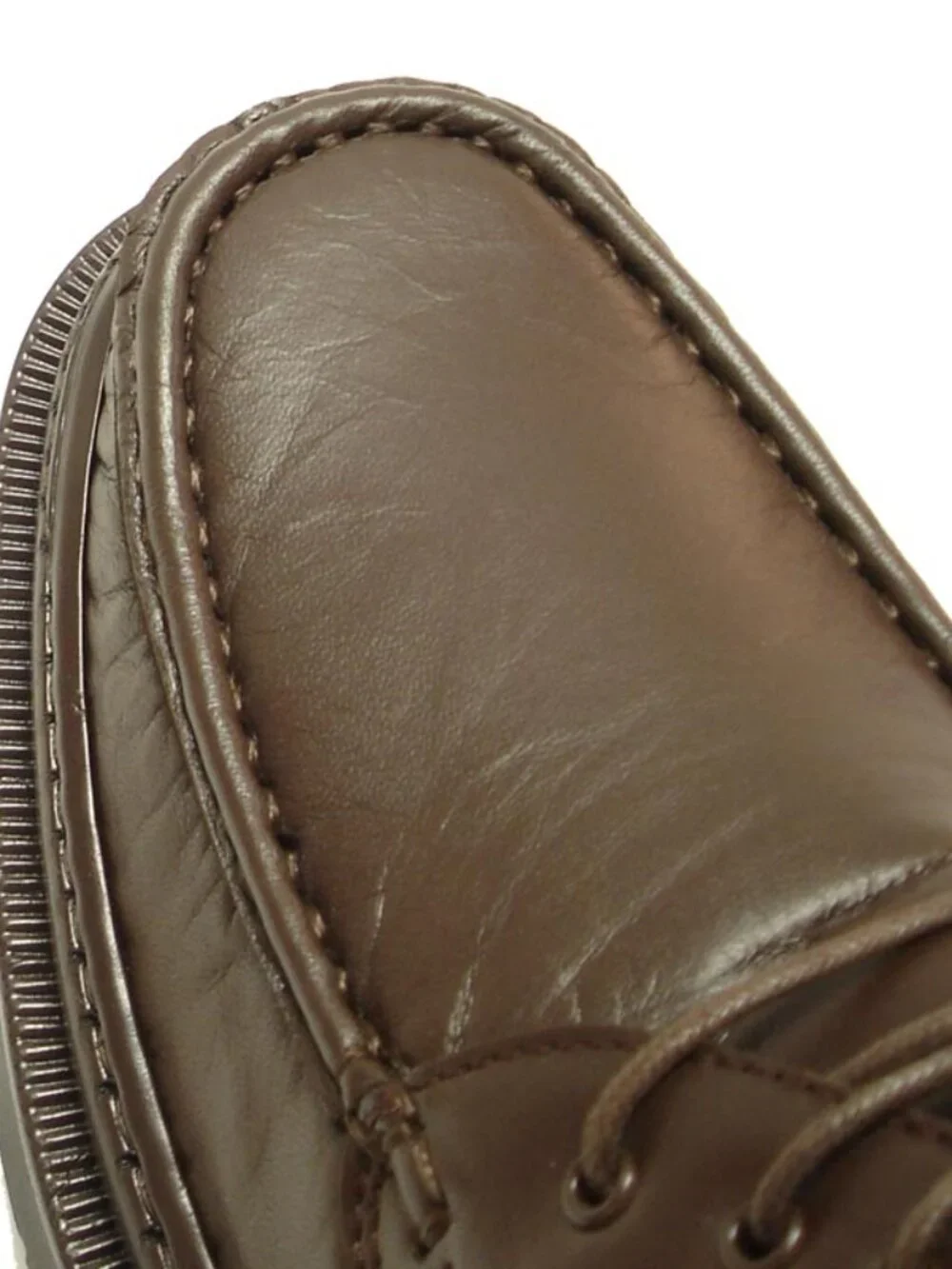 5246 Belka Brown Leather Boot Lace up Pinosos Made in Spain